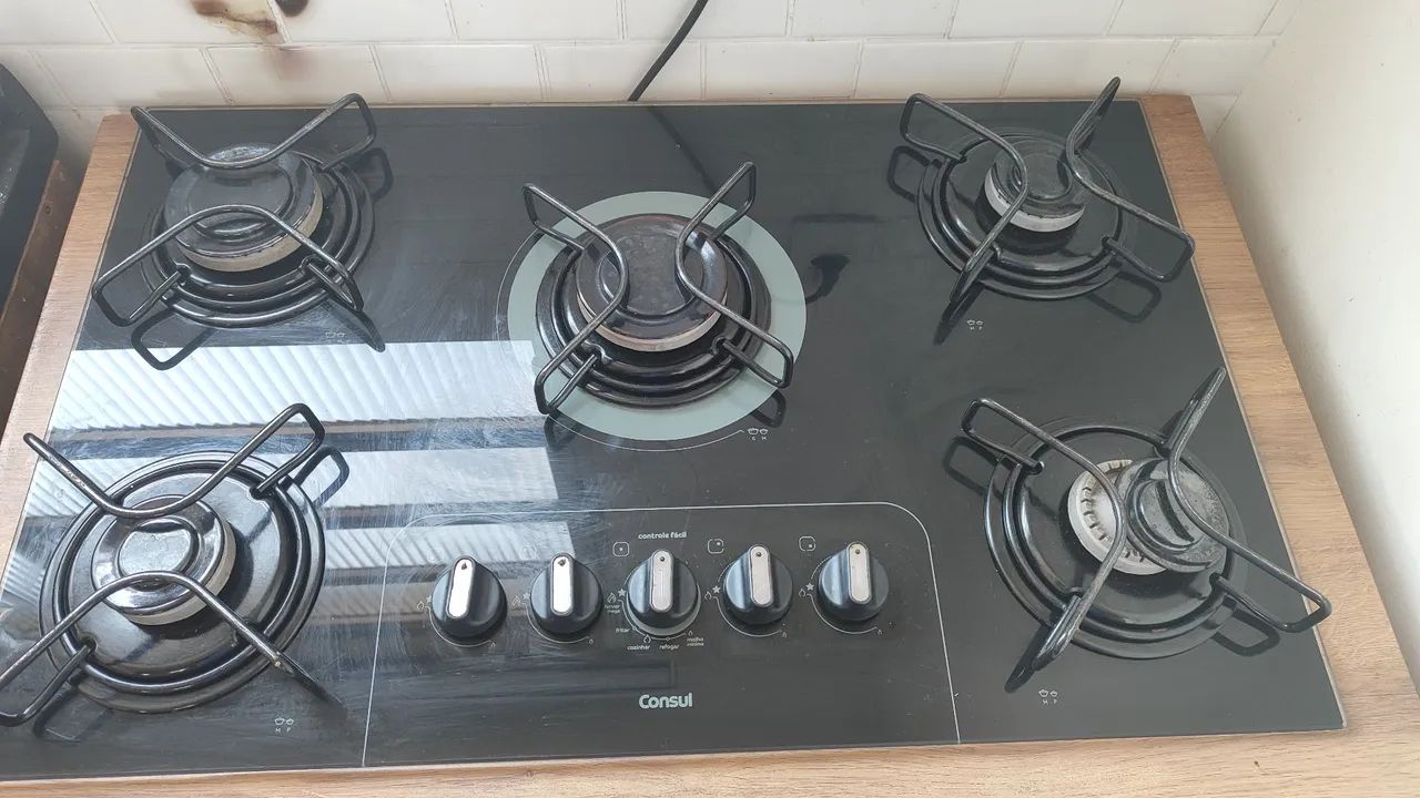 Fogão Cooktop 5 bocas