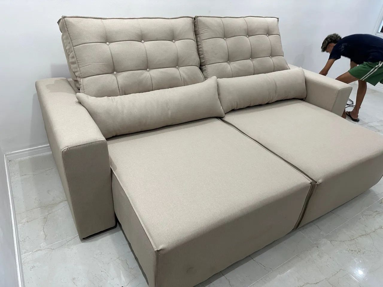 Sofá Retratil reclinável de luxo  - Foto 5