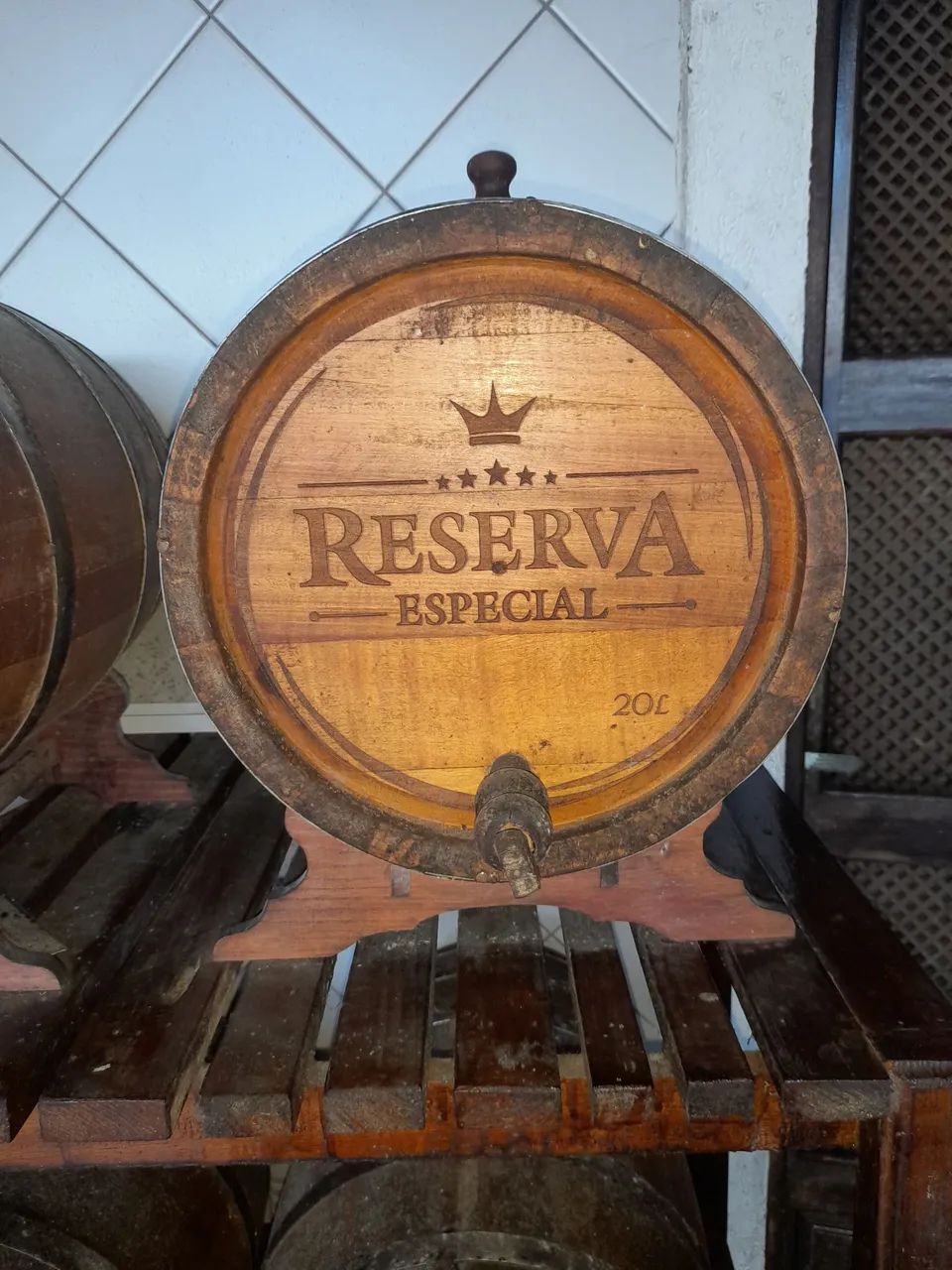Barril de Madeira para Decoração - Foto 3
