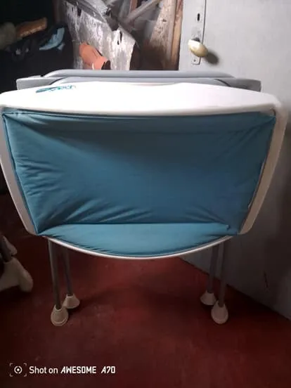 Banheira com trocador para bebê