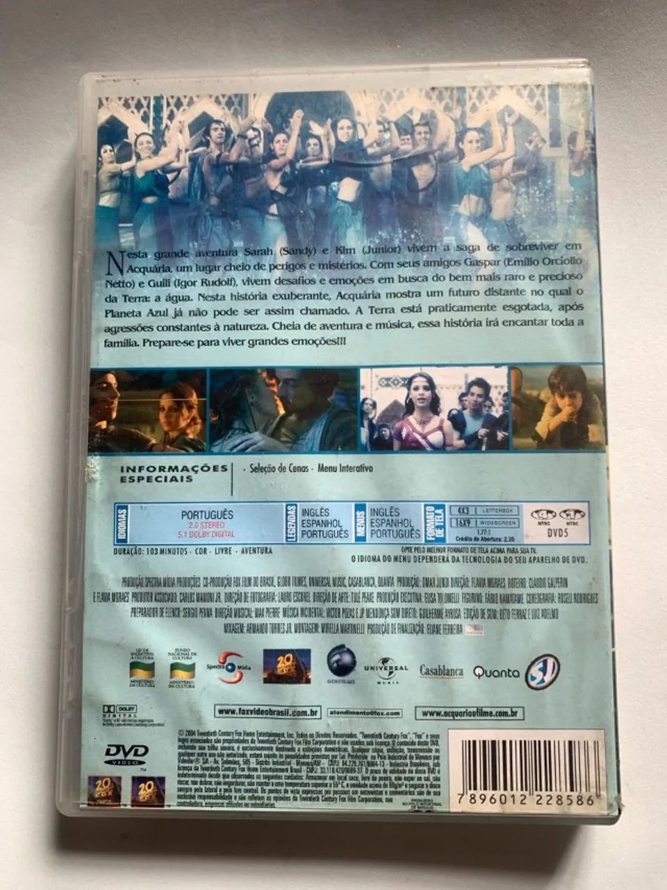 Sandy e Junior - DVD ACQUÁRIA - Exclusivo para locação - Foto 2