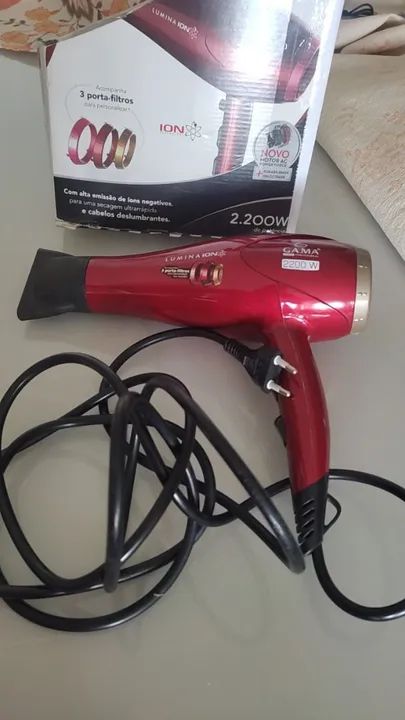 Secador de Cabelo Gama Italy Lumina Ion 2200W