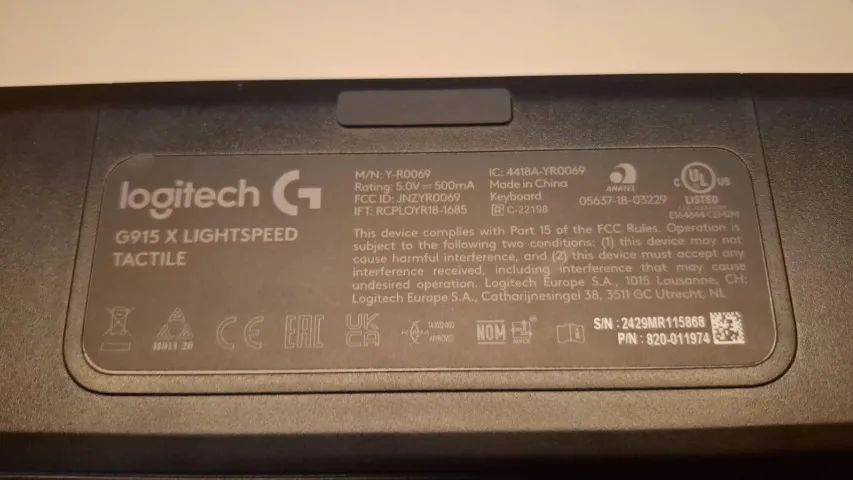 Teclado Logitech G915 X Lightspeed - Defeito teclas duplas - Foto 2