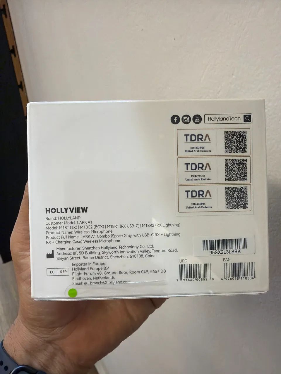 Microfone Hollyland Lark A1Novo é Original Lacrado  - Foto 3