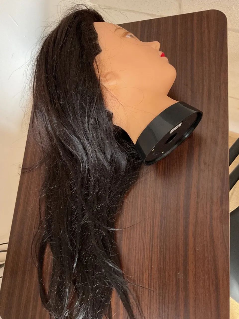 Cabeça de Boneca para treino Corte e Penteado - Cabelo misto - Foto 5