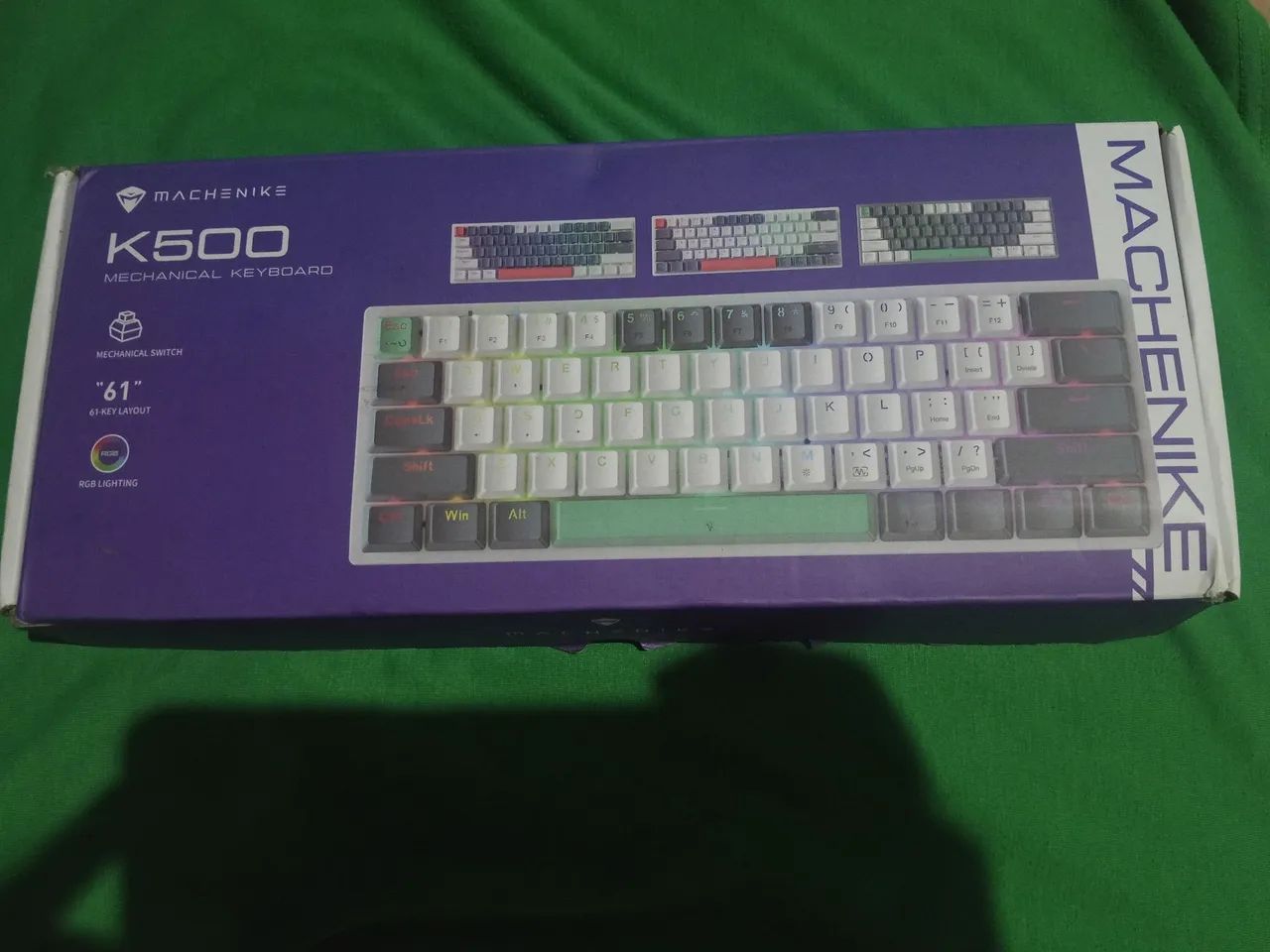 Mouse e teclado mecânico Machenike - Foto 5