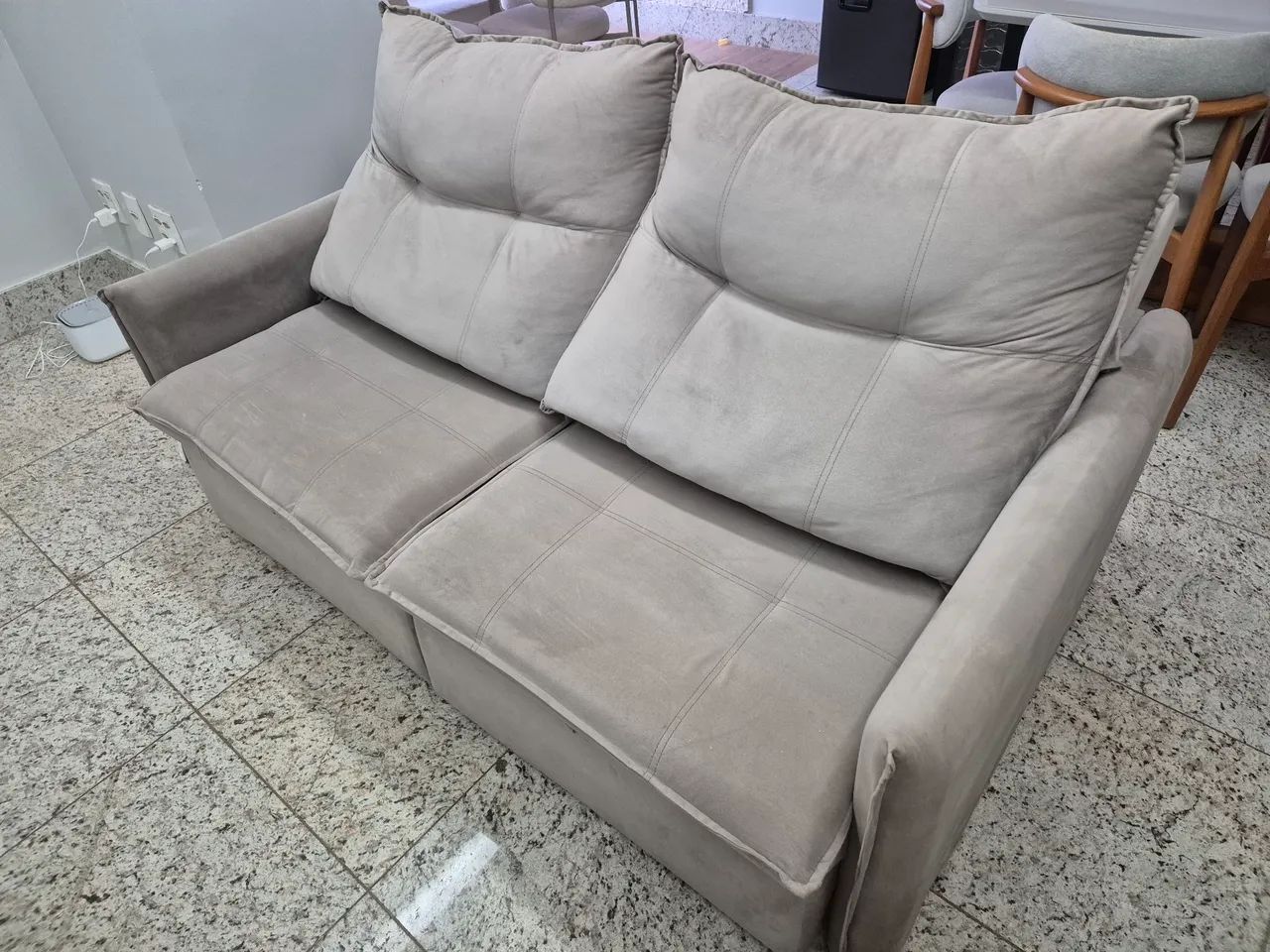 Sofá de 1,8m da Atlântida em ótimo estado. - Foto 5