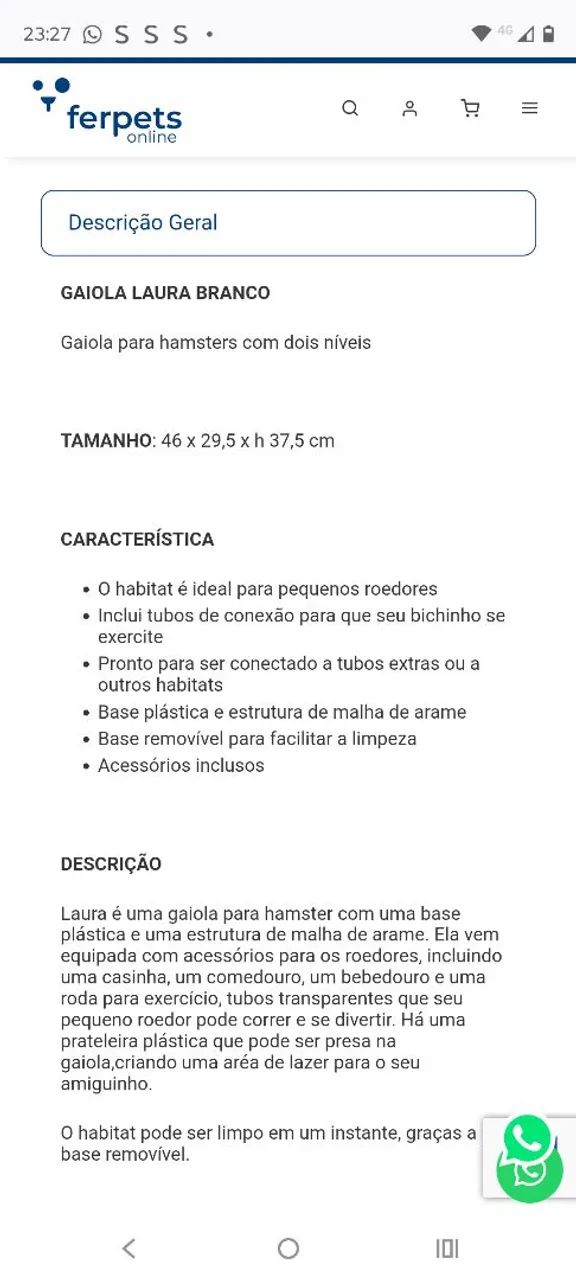 Gaiola hamster completa  - Foto 3