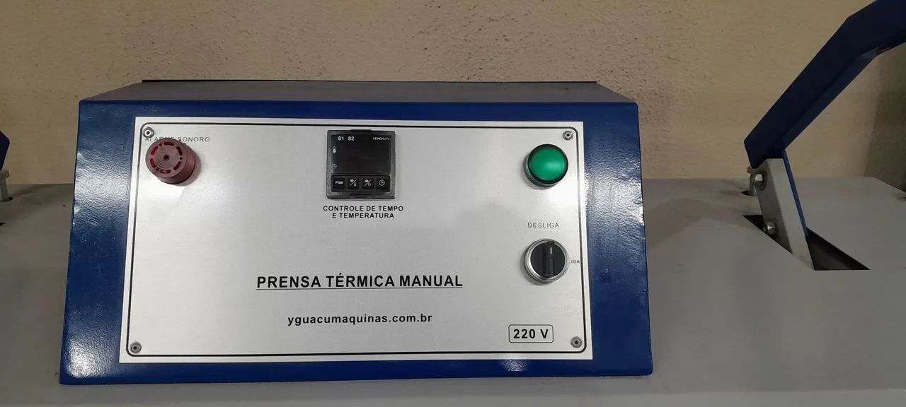 PRENSA TÉRMICA MANUAL PARA SUBLIMAÇÃO 110X75CM - Foto 5