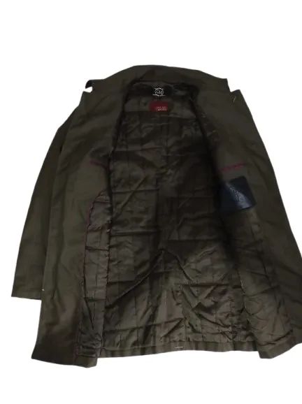 Sobretudo Estilo Militar  Verde da Zara - Foto 4