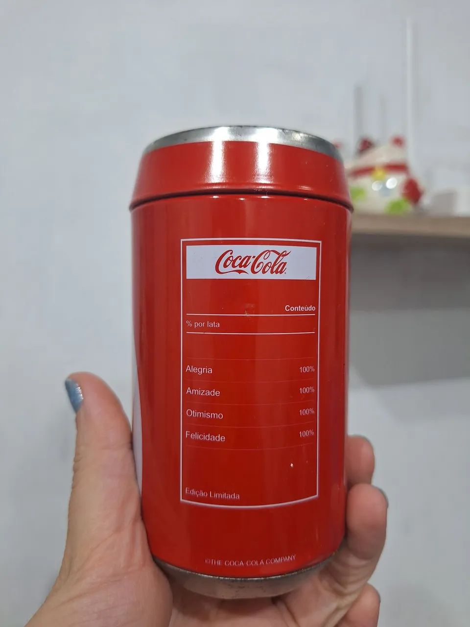 Cofre de metal coca cola copa do mundo colecionável  - Foto 3