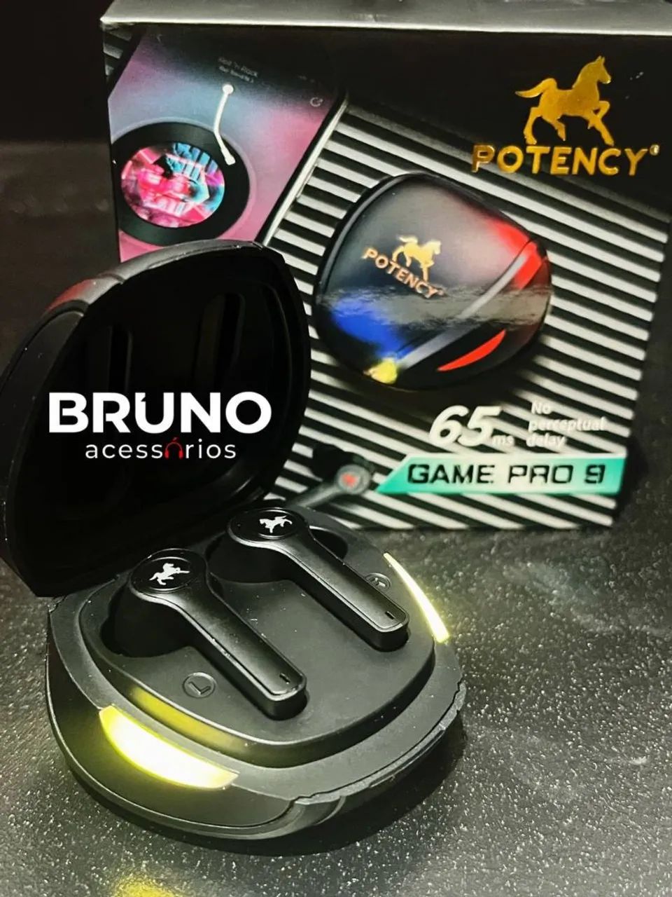 Fone de ouvido Bluetooth Gamer - Foto 2