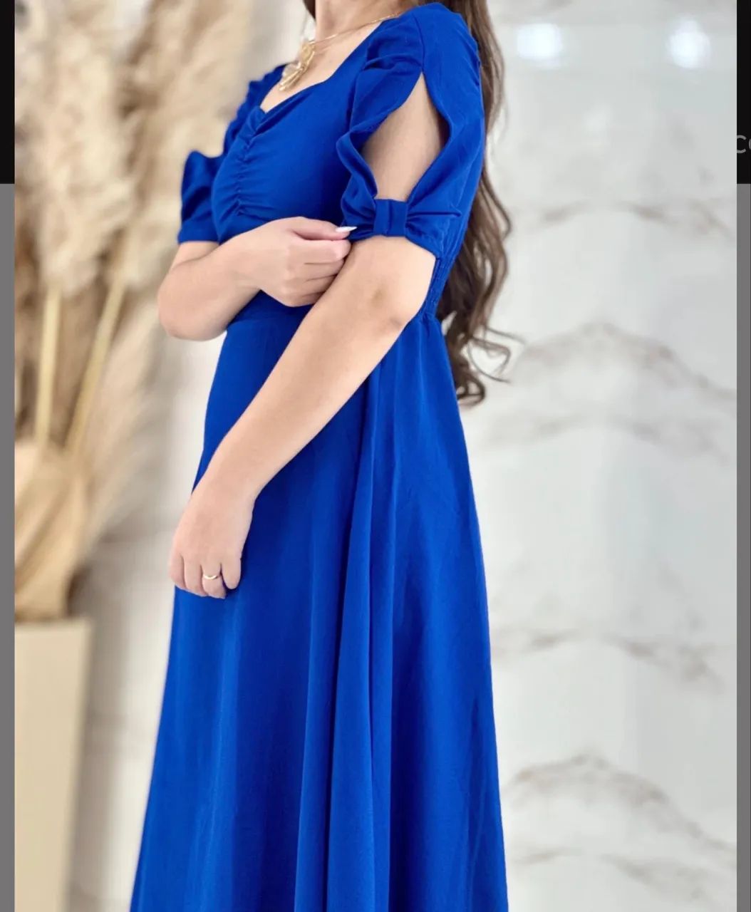Vestido Midi Moda Modesta 