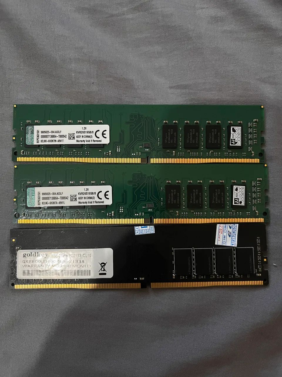 Memória ddr4 8gb 