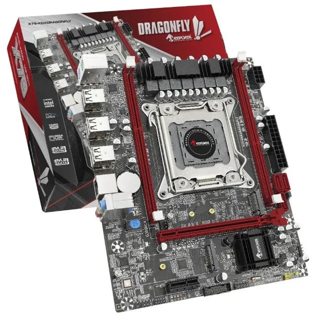 PLACA MAE LGA 2011 KEEPDATA X79-KDXDRAGONFLY M.2/VGA/HDMI/DDR3 - Foto 3