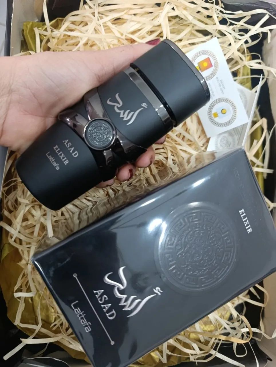  Perfume Árabe Asad Elixir - Lattafa 