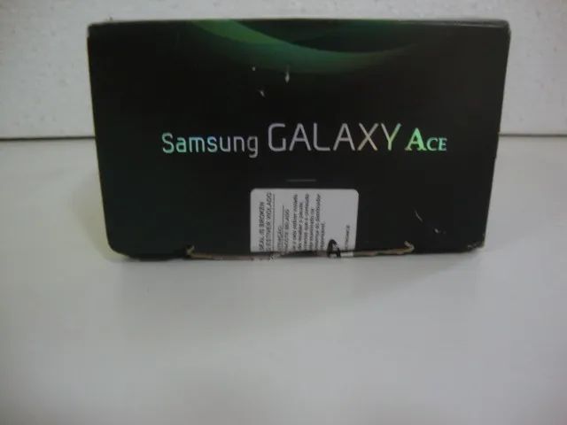 Caixa (Embalagem original) Aparelho celular antigo Sansung Galaxy Ace. - Foto 3