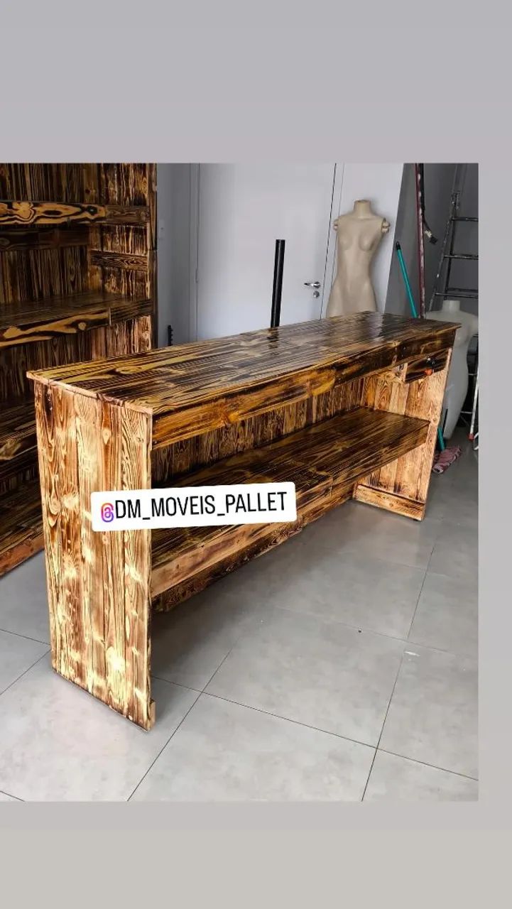 Balcão caixa pallet  - Foto 3