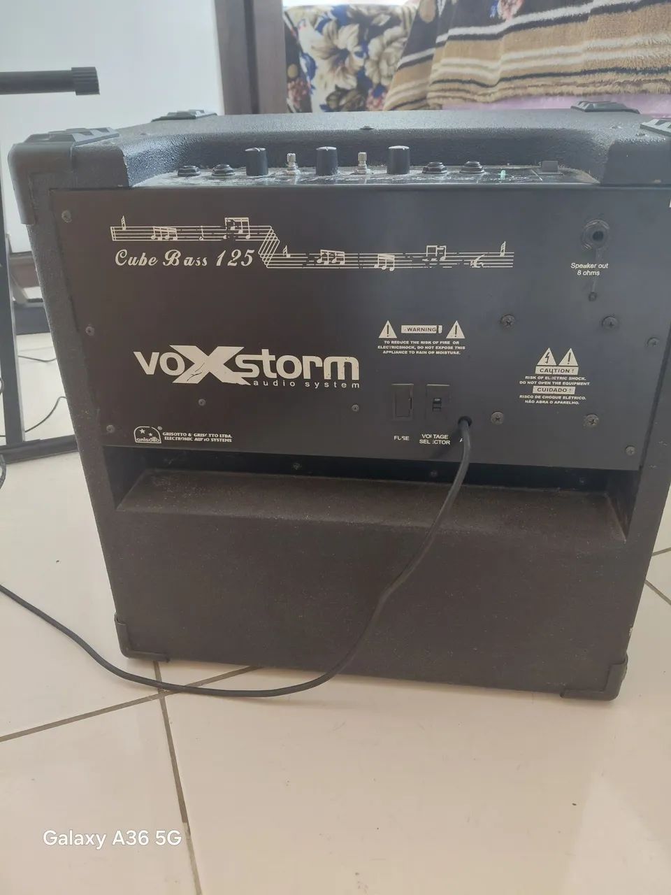 Caixa som  voxstom  para baixo - Foto 3