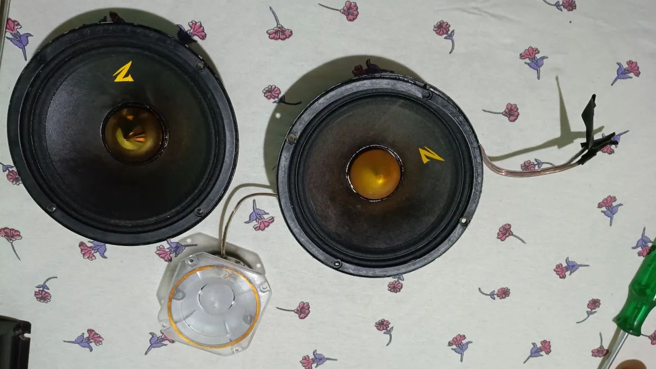 Par de auto falante Zeta top 
