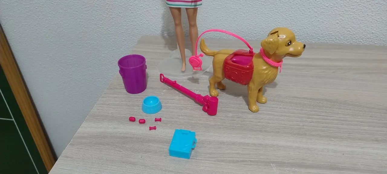 Boneca Barbie original+ Cachorro Barbie Similar - Foto 4