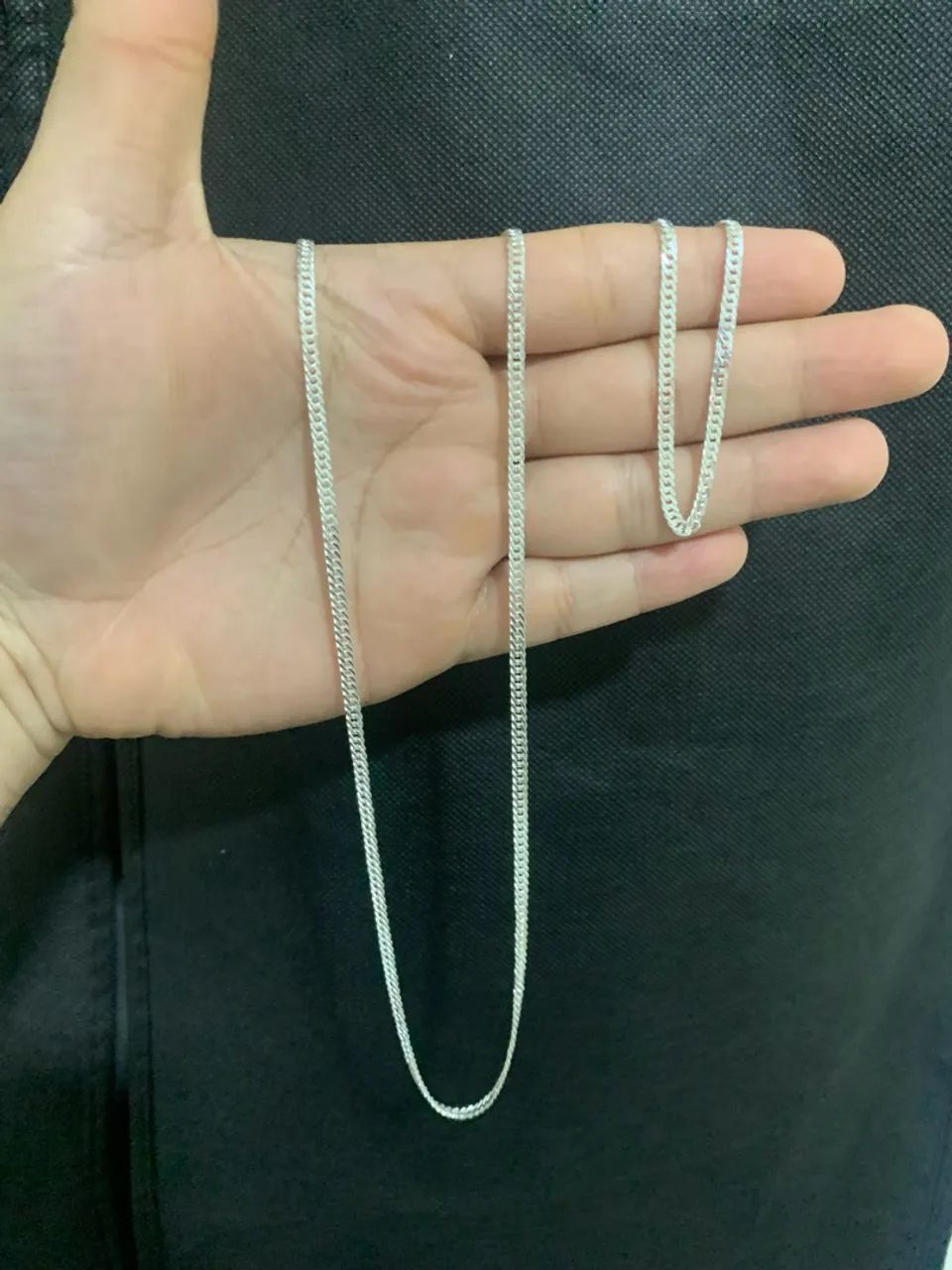 Cordão e pulseira de prata 925