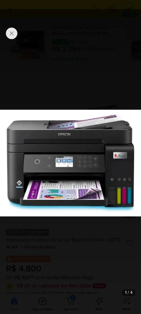 Impressora Epson L6270  - Foto 2