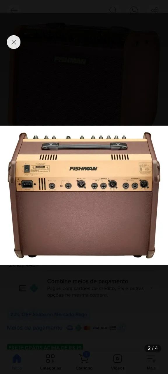 Amplificador FISHMAN PRO-500 - Foto 2