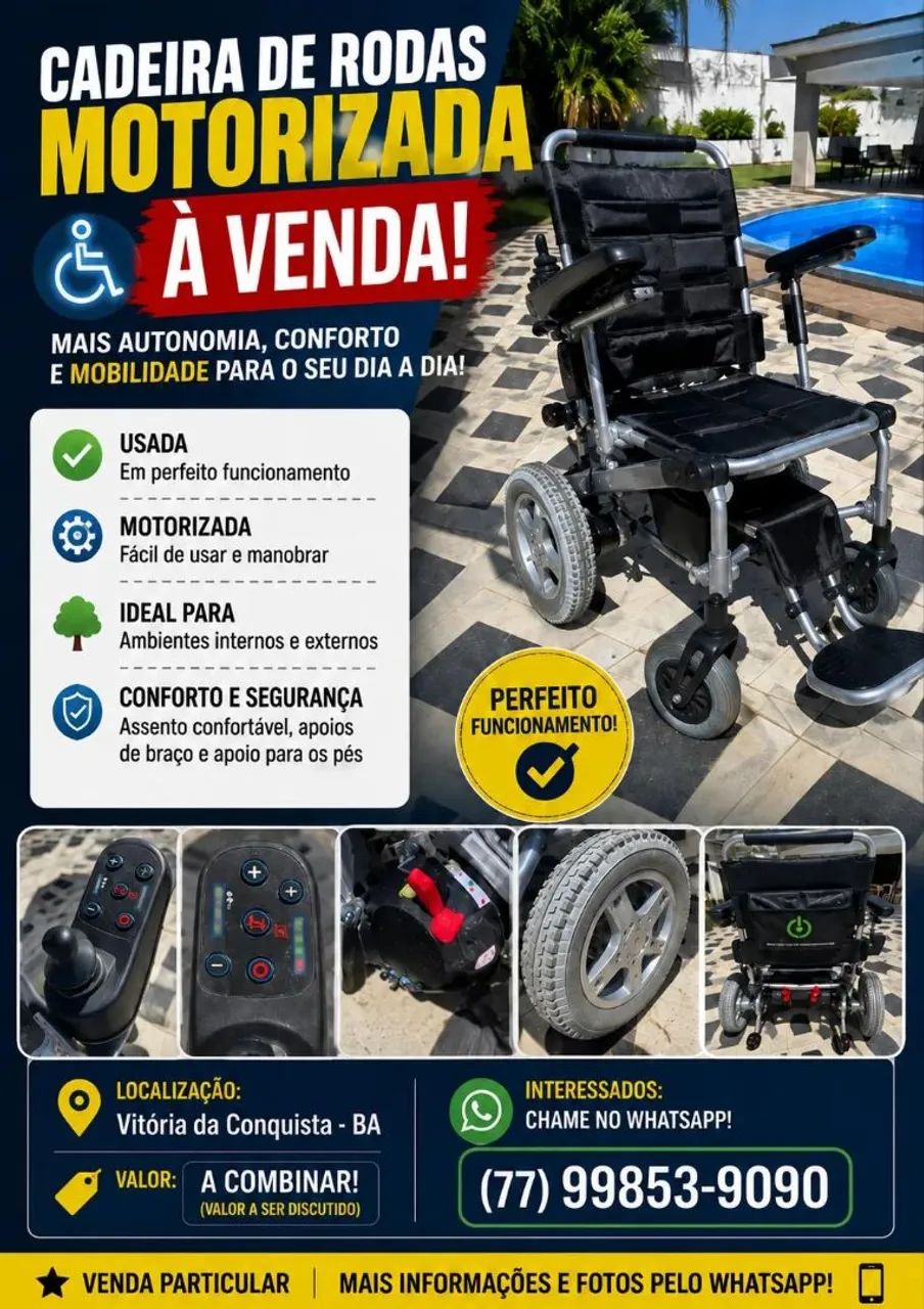 VENDO CADEIRA DE RODAS MOTORIZADA DIVINITÀ  - Foto 5