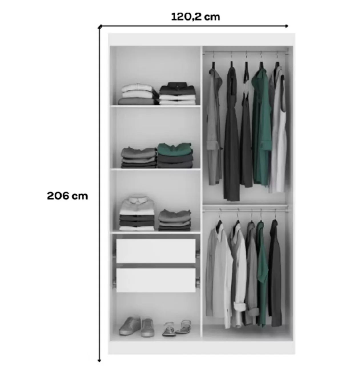 Guarda roupa solteiro  - Foto 2