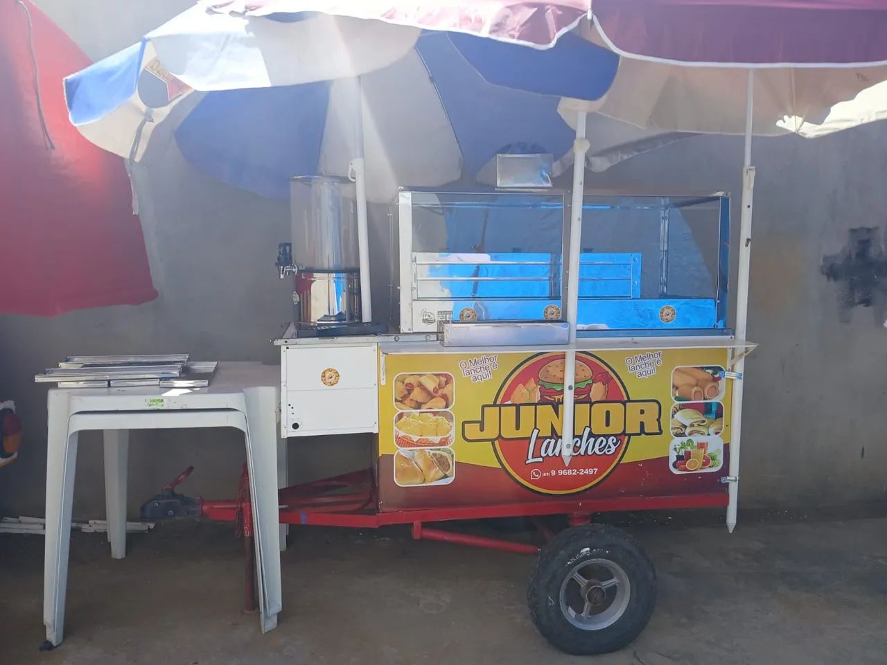 Carinho de lanches salgados  - Foto 2