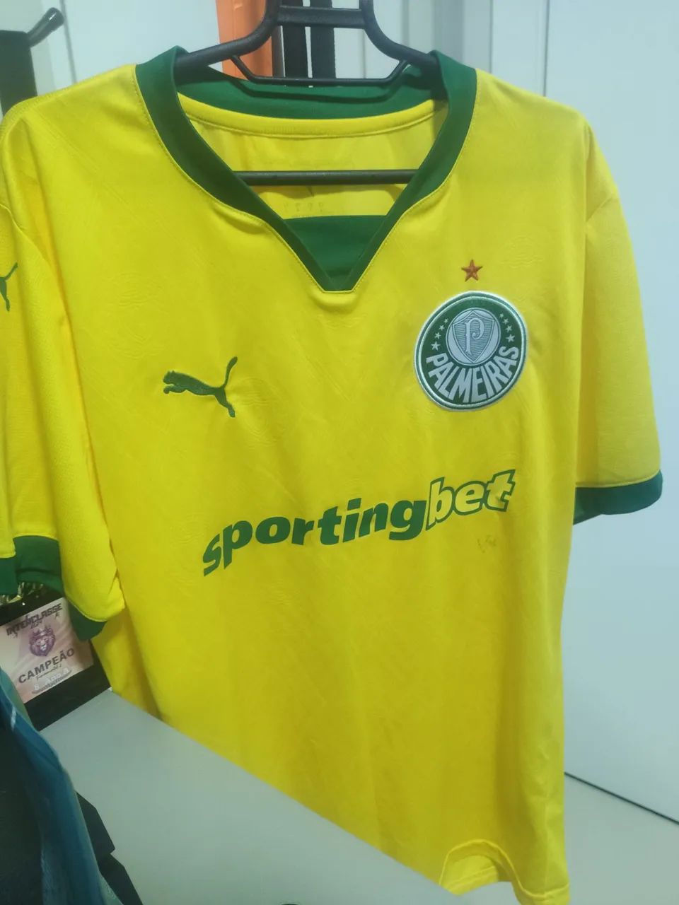 Camisa original palmeiras amarela 25/26