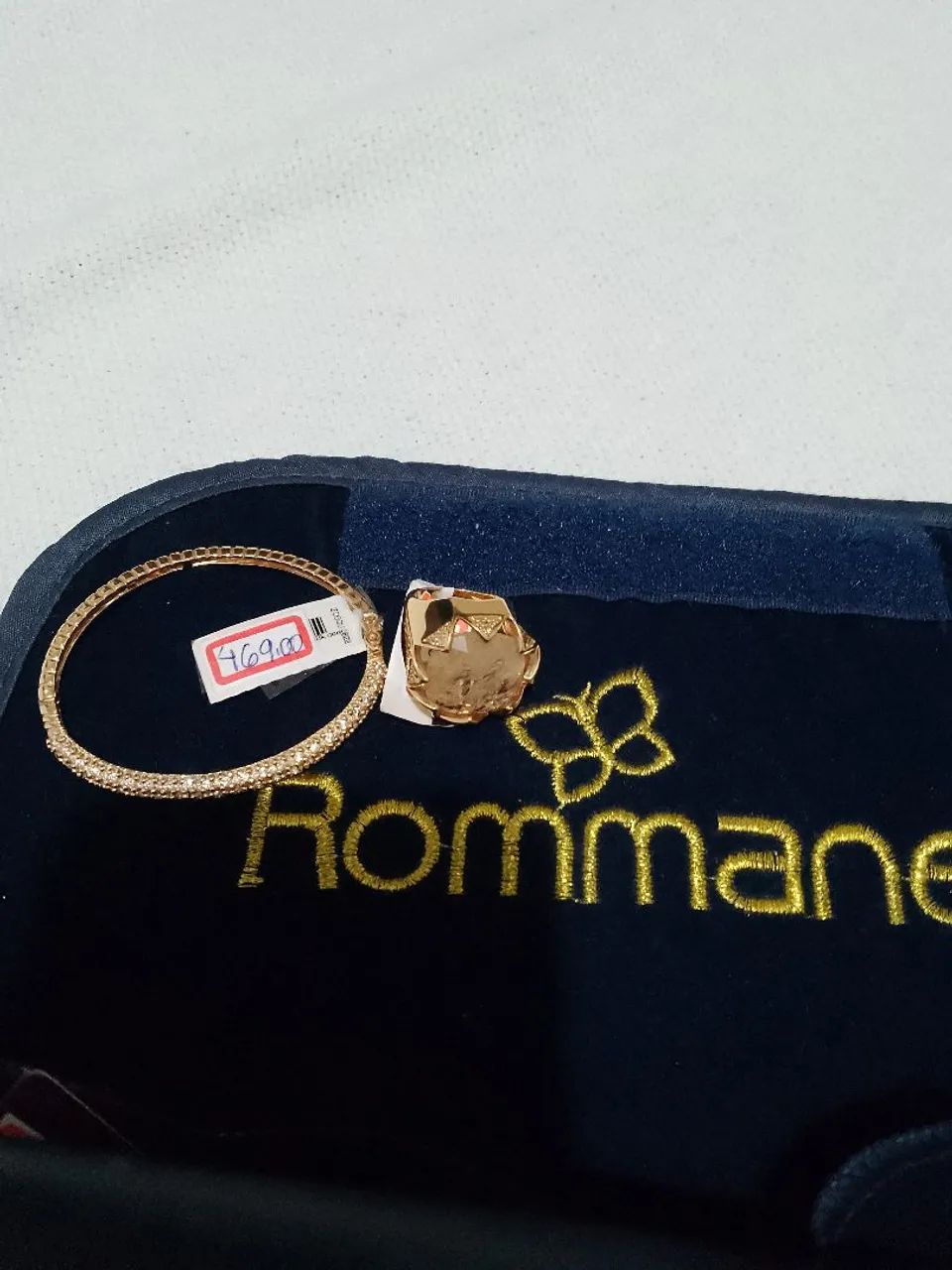 Assessório  da Rommanel 37pçs com 50%  , o  bracelete e o anel separado .
