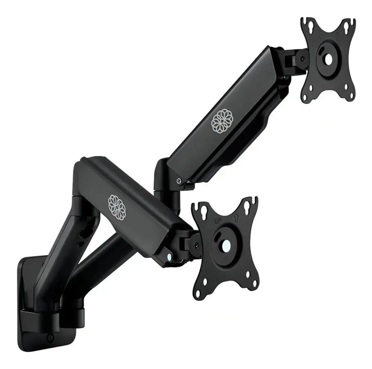 Suporte Articulado de Parede para 2 Monitores 17 a 34" polegadas - Braço Ergonômico Ajuste