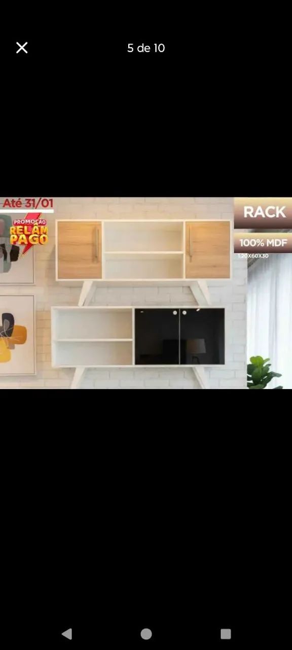 RACK PRA TV %MDF - Foto 4