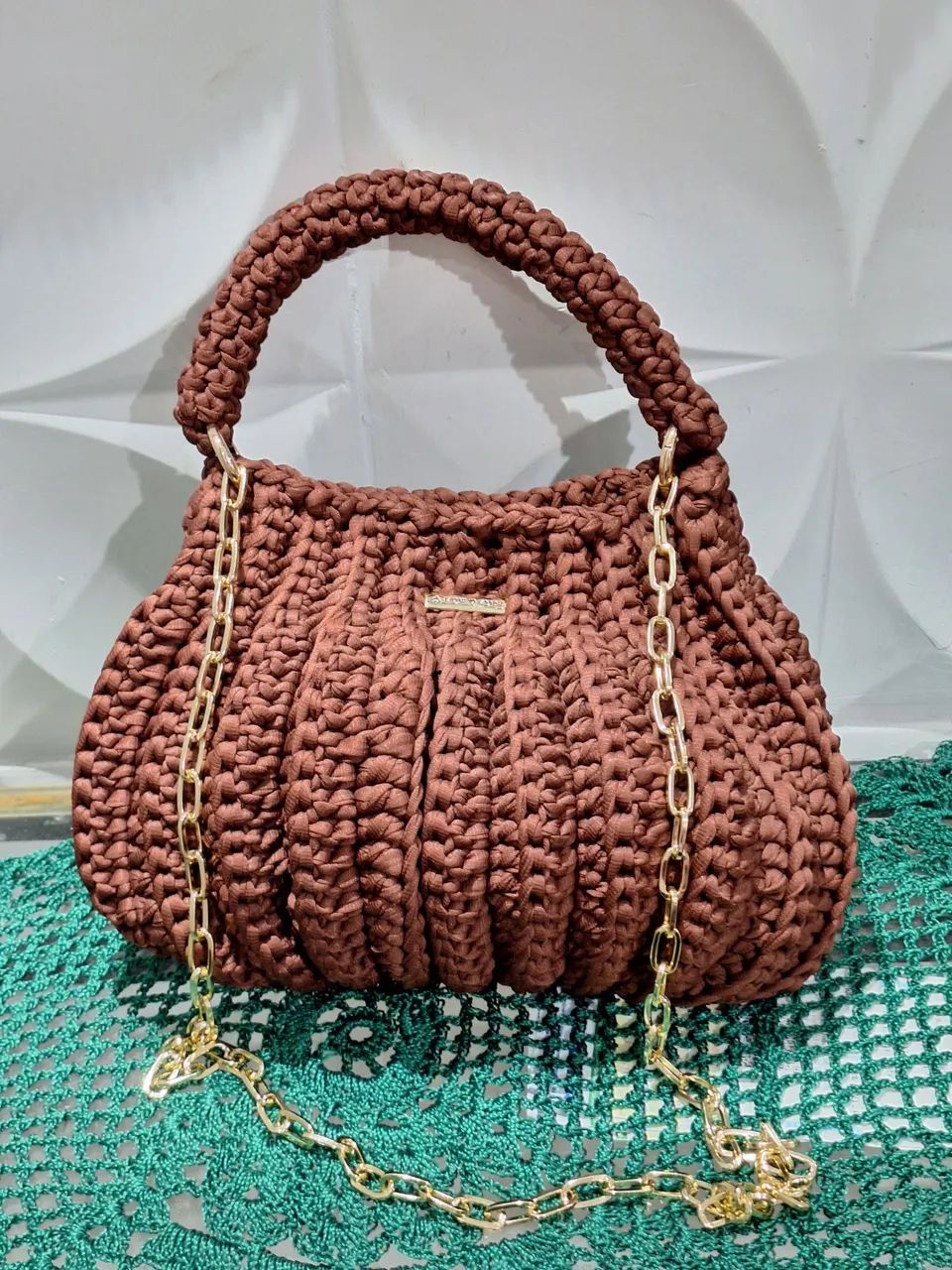 Bolsa de croché artesanal - Foto 3