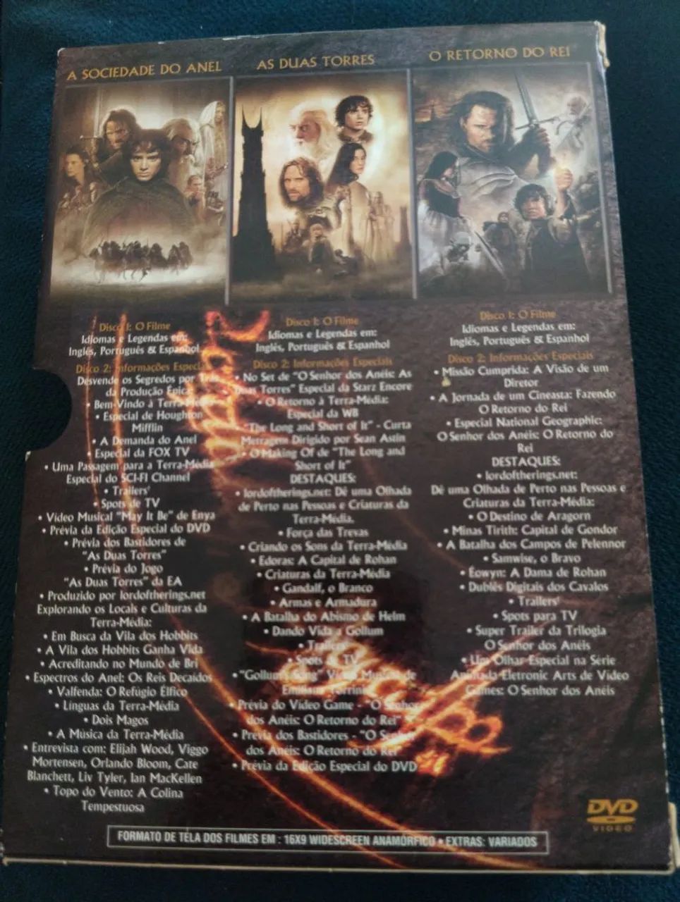 Trilogia Senhor dos Anéis - 6 dvds - Foto 5