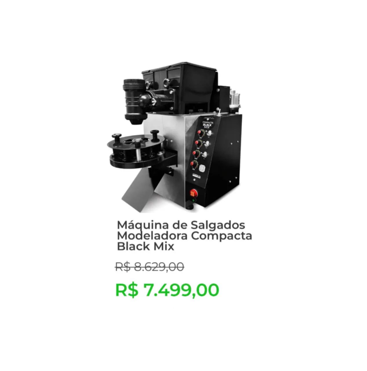 Modeladora de Salgados e Doces Compacta Print Black Mix
