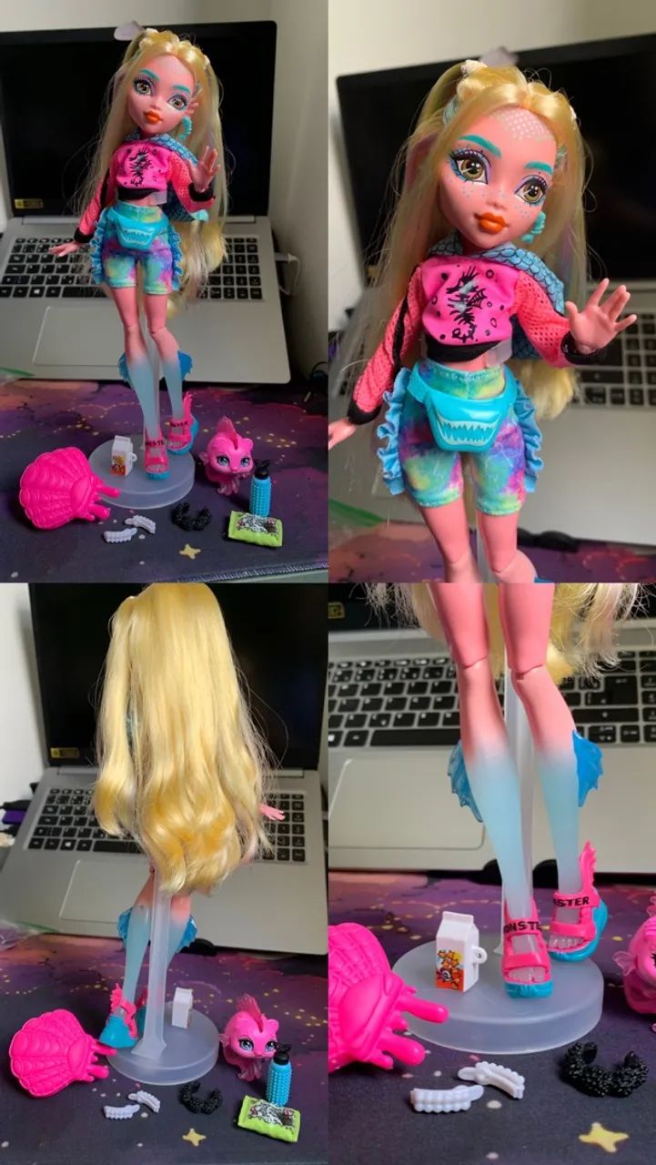 Lagoona Core refresh 1 com as roupas da basica - Monster high - Foto 5