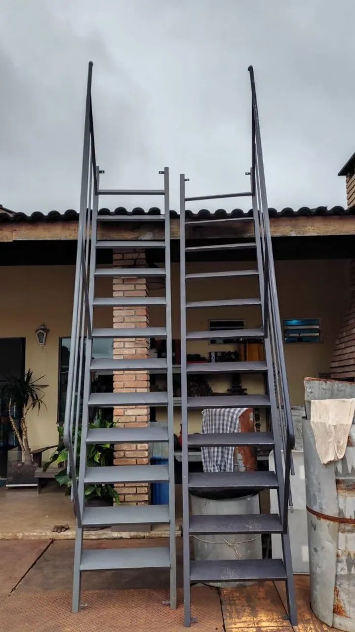 Escada de ferro / escada reta - Foto 2
