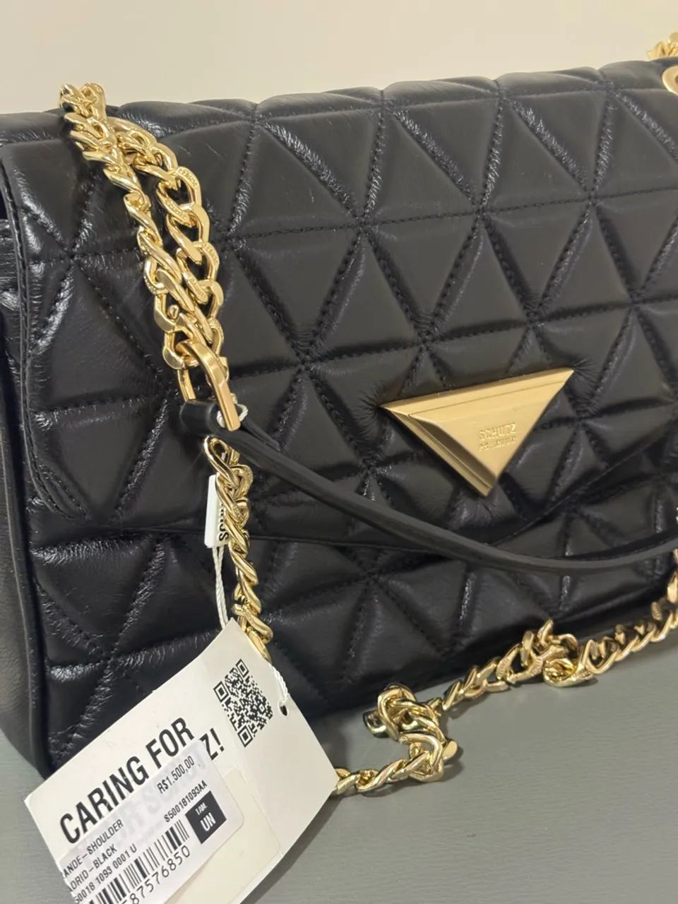 Bolsa 944 grande preta Schutz  - Foto 3