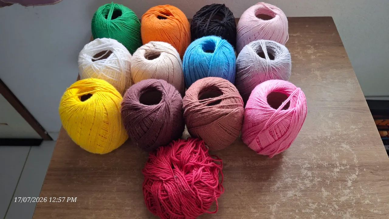 Linhas de Crochê Barroco N°6 100% Algodão