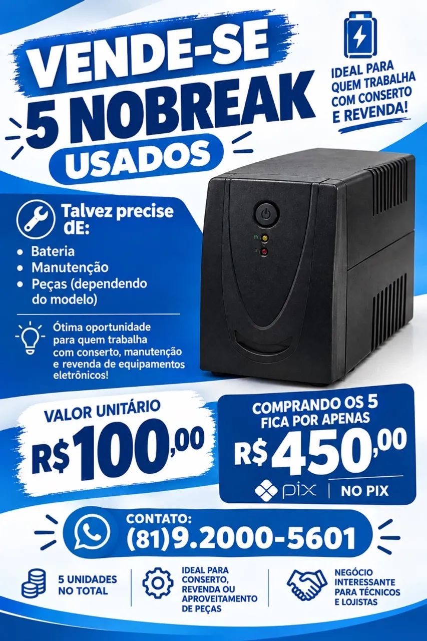 Vende-se nobreak