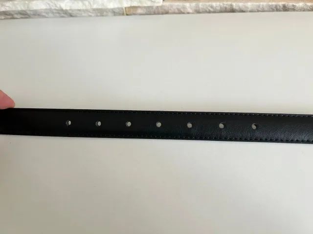 Cinto Feminino Preto com Fivela Dourada - Foto 4