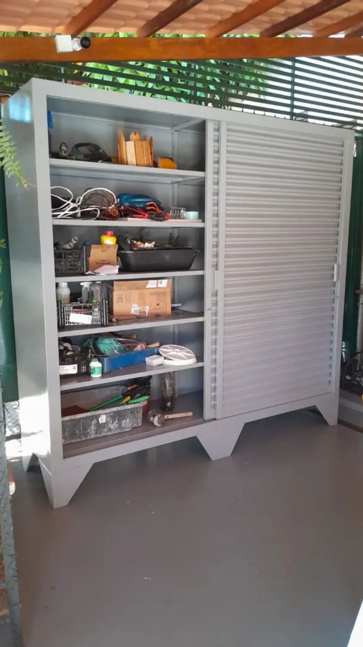 Armários de casa e garagem em aço  - Foto 5