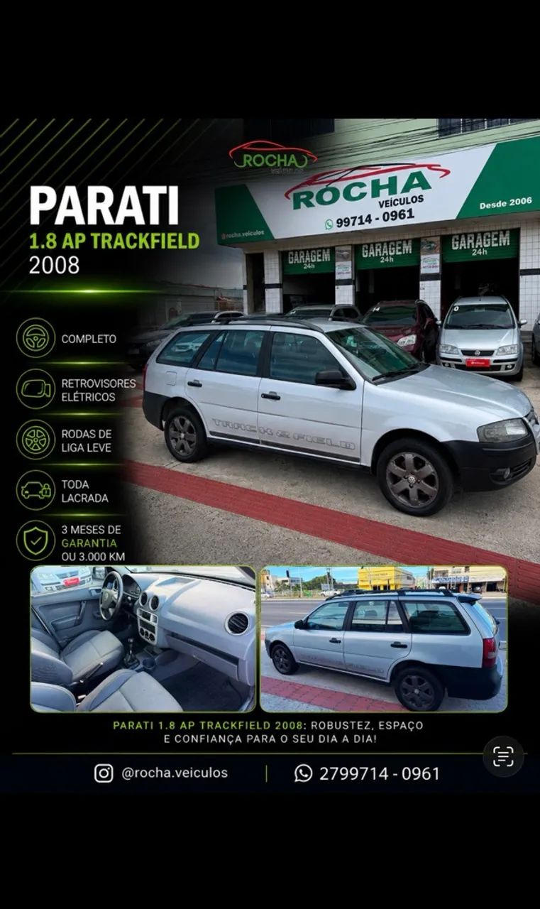 Volkswagen Parati 1.8 MI T. FIELD TOTAL FLEX 8V 4P 2008