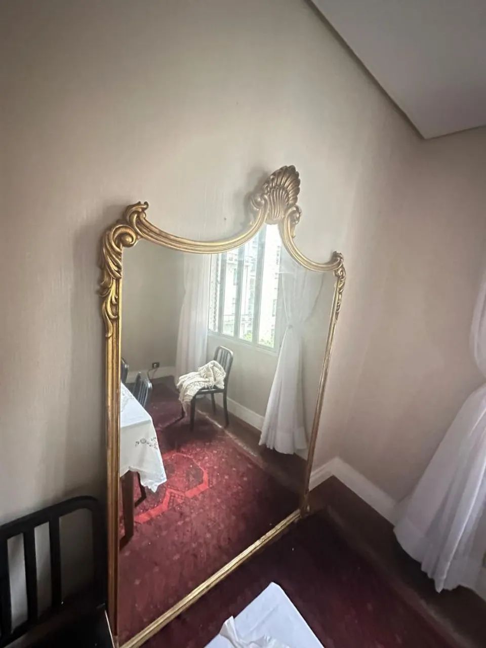 Espelho Antigo Liceu de Artes e Ofícios de São Paulo 2,15m Madeira Entalhada - Foto 3