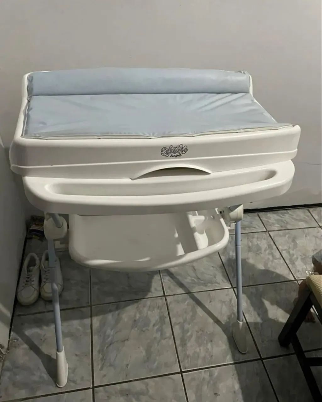 Banheira com trocador 