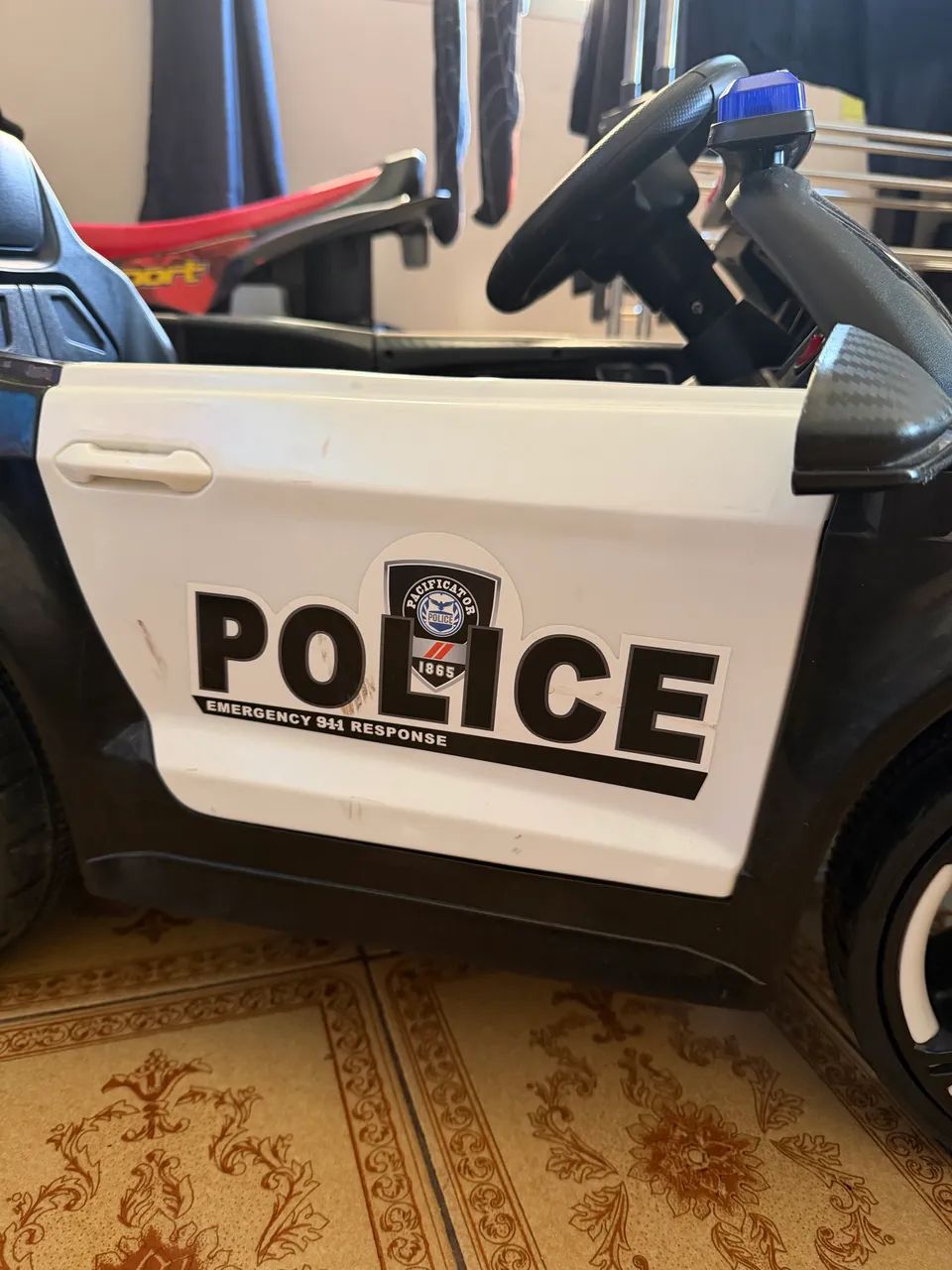 Mini Carro Elétrico Infantil da Importway modelo Polícia - Foto 4