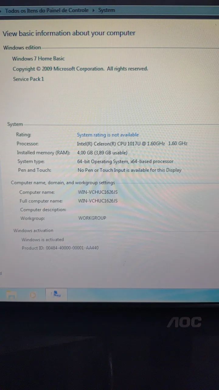 Computador completo,Windows 7,64 bits  - Foto 3